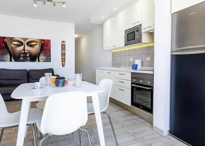 Cozy 228 Ocean View Terrace And Sea View Apartmán Costa Adeje (Tenerife)